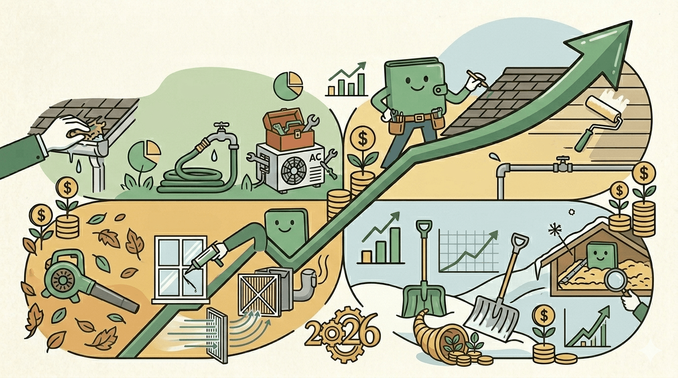 seasonal home maintenance checklist by homedaddy